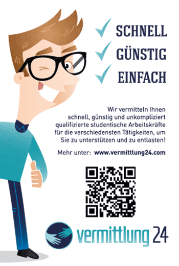 Studentenjobs bei Vermittlugn24